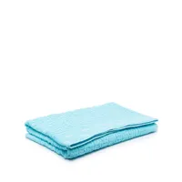 versace serviette de bain versace allover - bleu