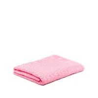 versace serviette de bain versace allover - rose