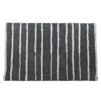 tapis de bain ou descente de lit antidérapant gris perle 170x240 cm